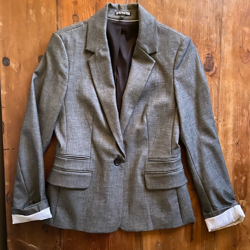 Express Gray blazer